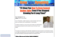 Desktop Screenshot of growtallerdynamics.com